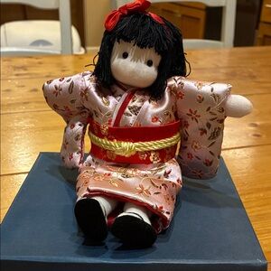 GreenTea Pink and Red Decorative Doll